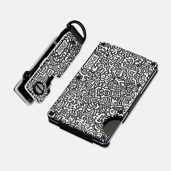 Wallet + KeyCase – Mr Doodle | THE ART OF EVERYDAY - Ridge Global