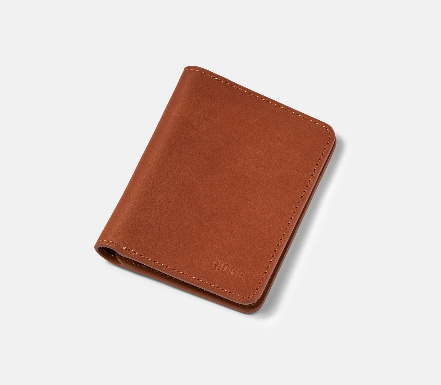 tobacco brown ridge wallet Tobacco Brown Ridge Bifold — 100% Leather Everyday Carry