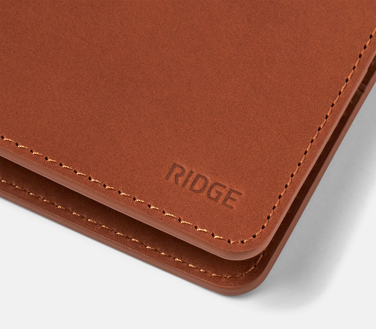 Tobacco Brown Ridge Billfold — 100% Leather Everyday Carry