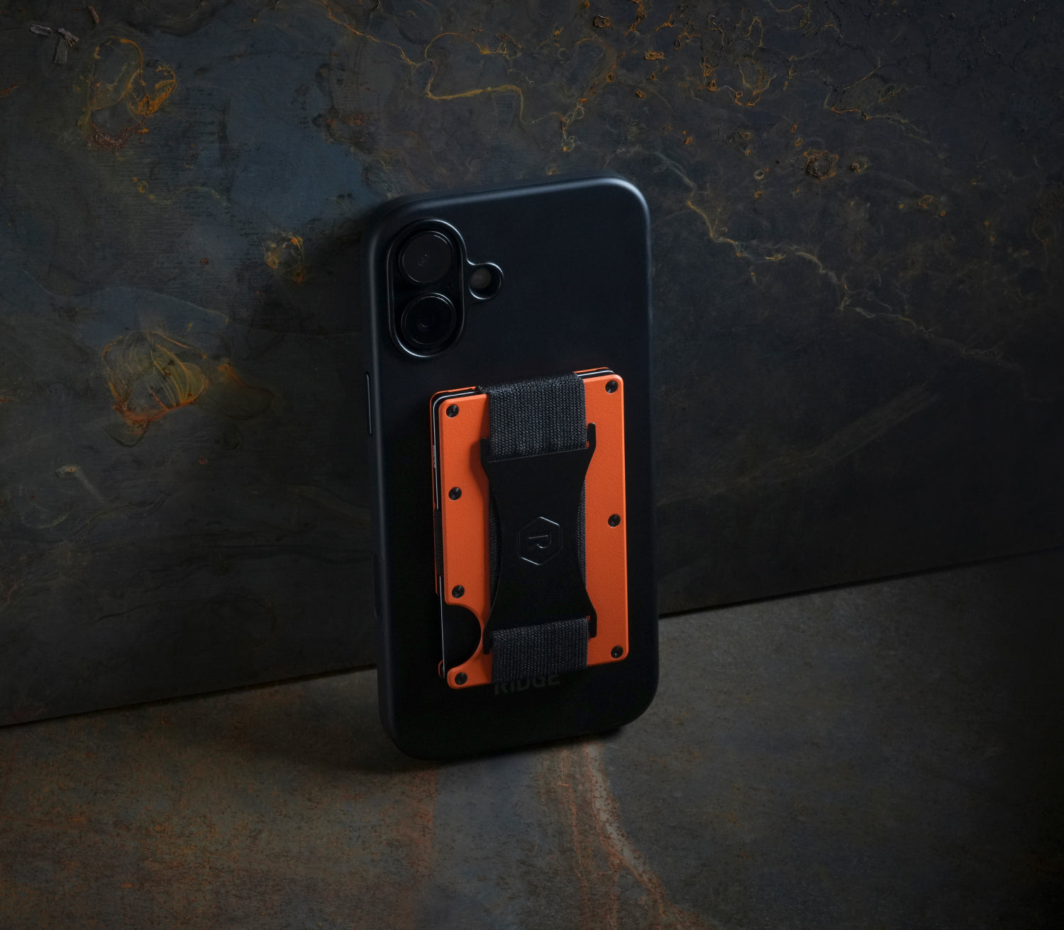 Ridge Wallet For MagSafe — Basecamp Orange // The Ridge