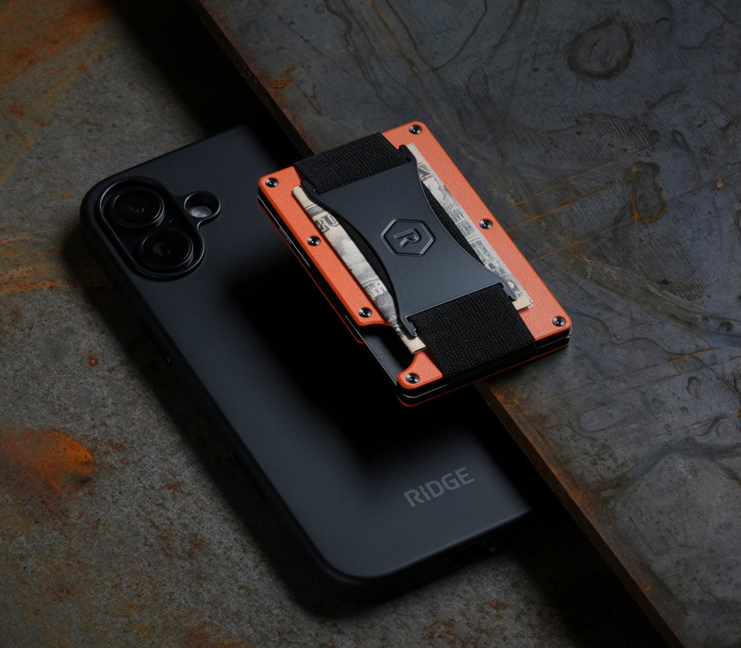 Ridge Wallet For MagSafe — Basecamp Orange // The Ridge
