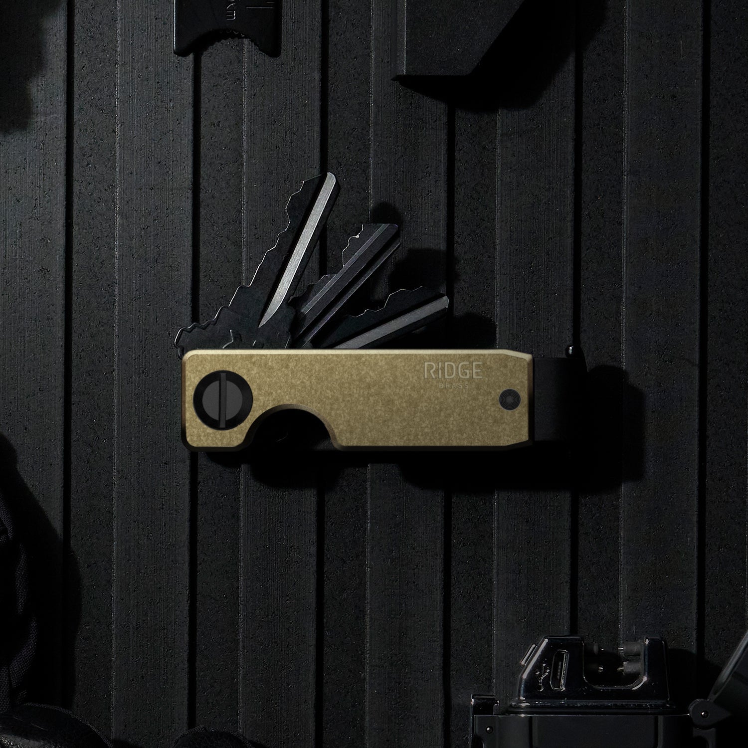 The Ridge: Brass Keycase - Ridge Global