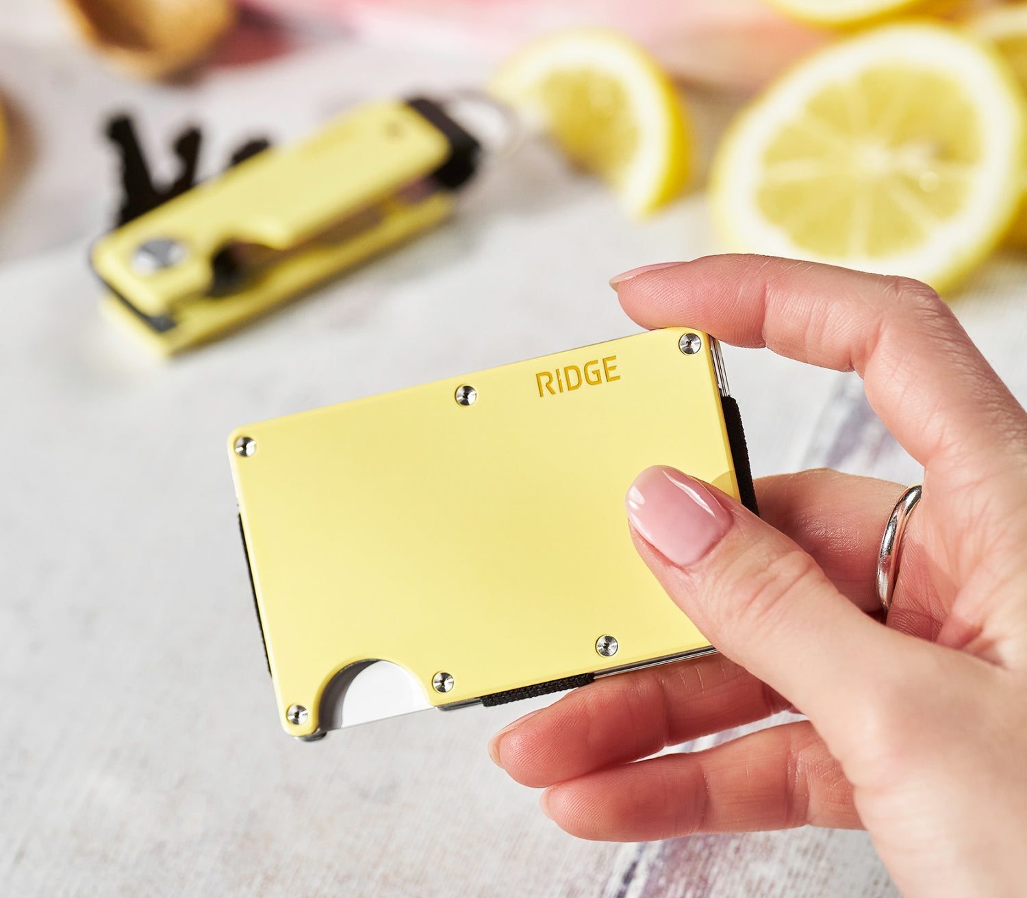 Ridge Wallet – Pink Lemonade | Squeeze The Day - Ridge Global