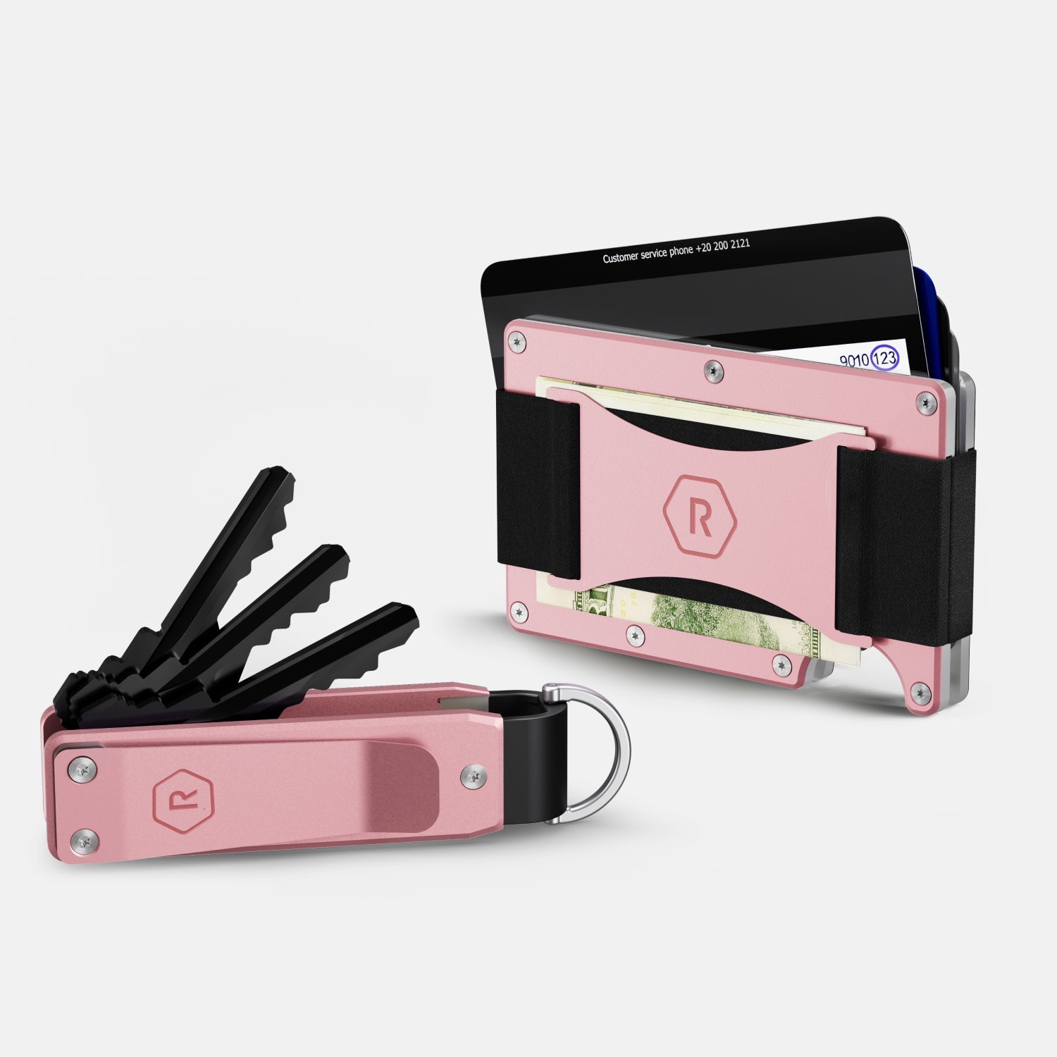 RIDGE | Wallet + KeyCase Kit - Pink Lemonade - Ridge Global
