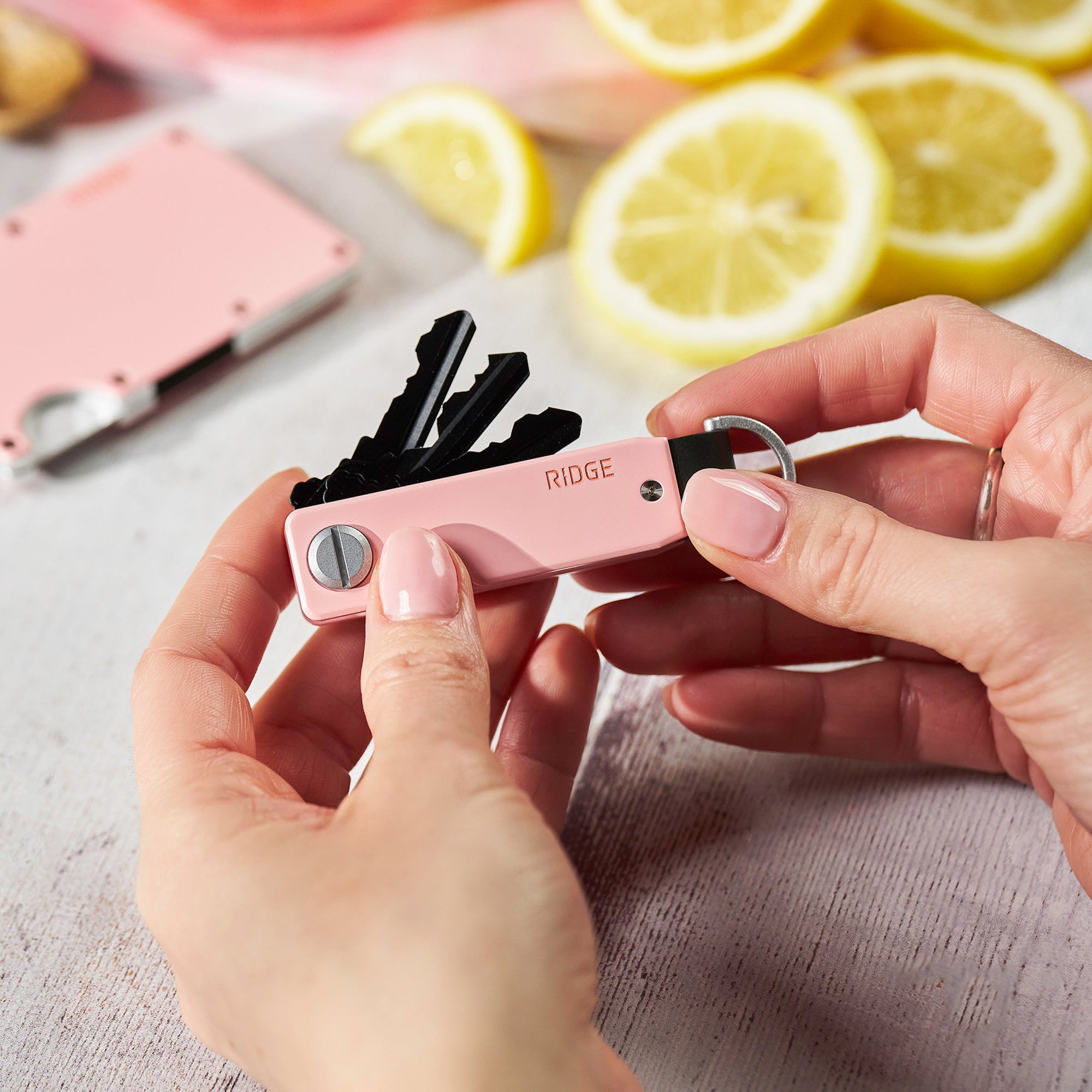 Ridge KeyCase – Pink Lemonade | Squeeze The Day - Ridge Global