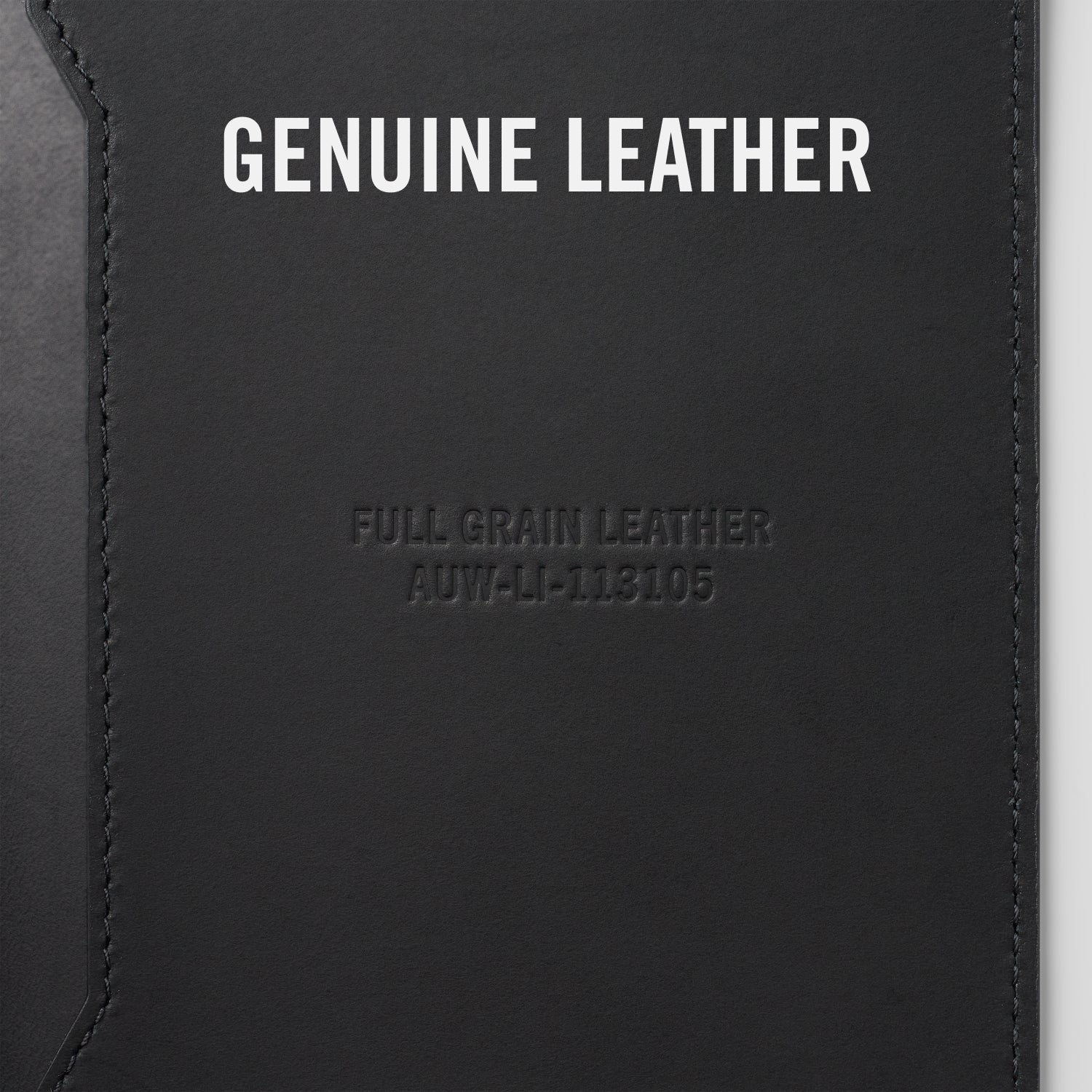 Passport Wallet - Midnight Black Leather | BEYOND THE CAROUSEL