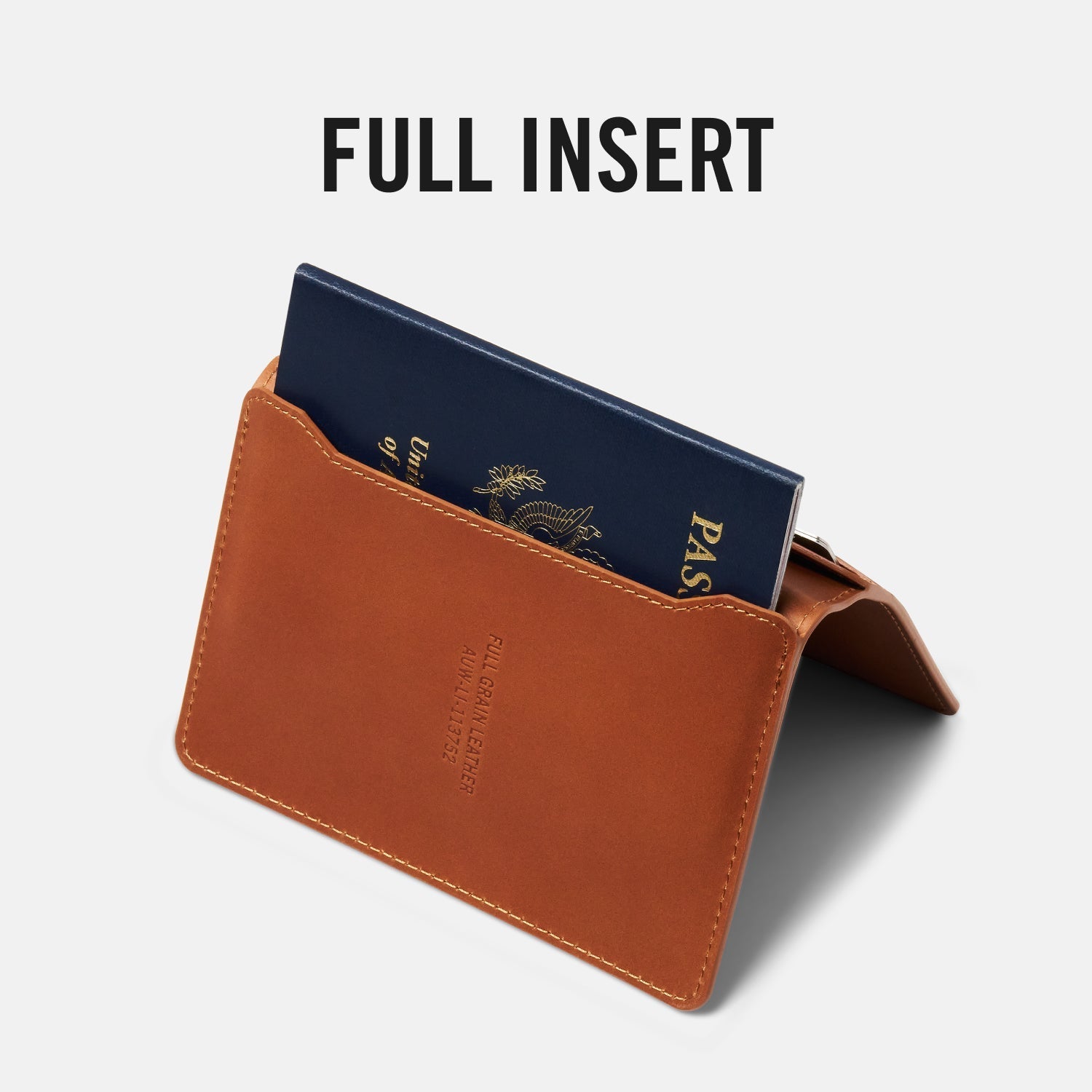 ◇Rest & Recreation◇ PASSPORT WALLET DARK BROWN Passport Wallet | Dark Brown Leather Passport Holder