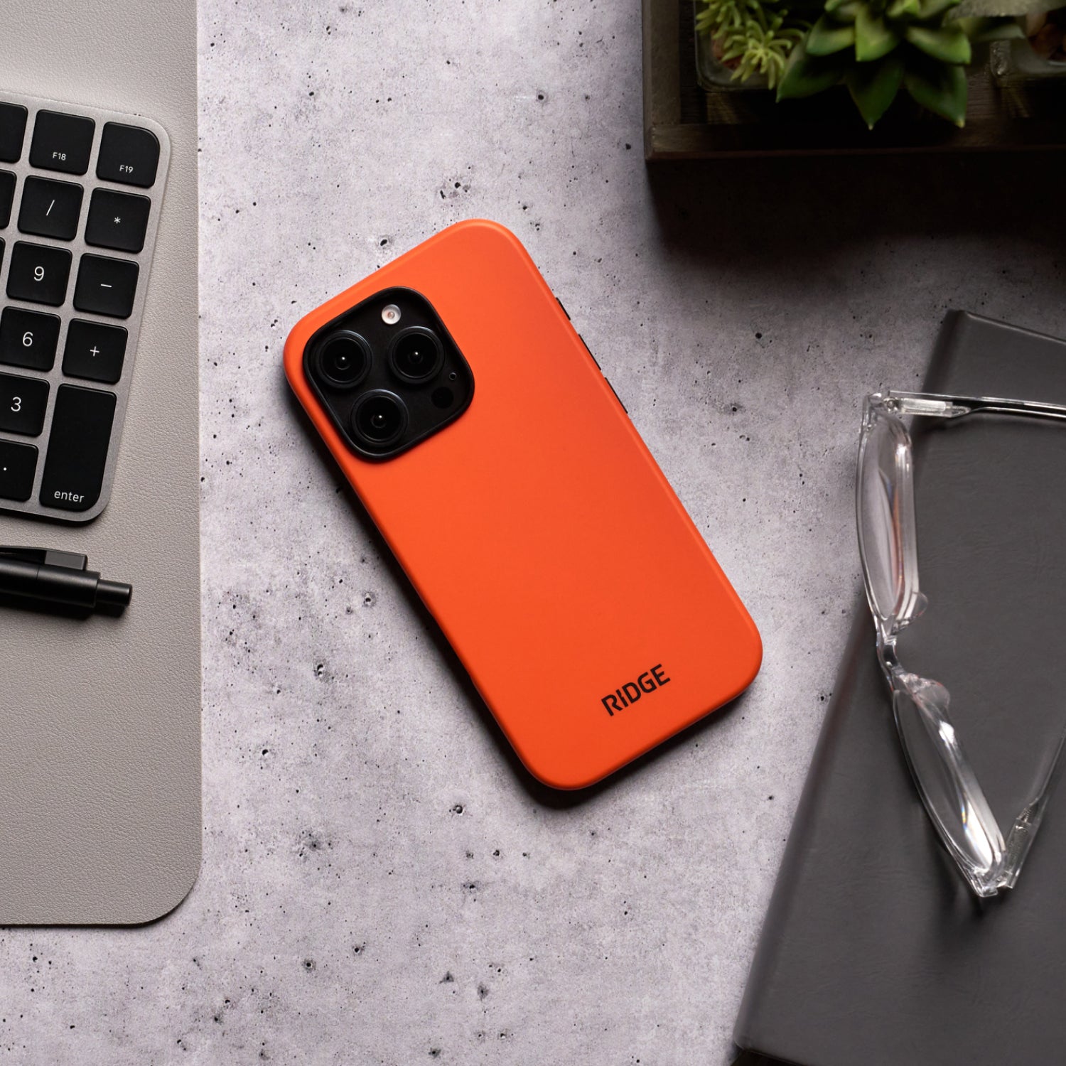 orange phone case Everyday Phone Case - iPhone 16 Pro Max - Basecamp Orange